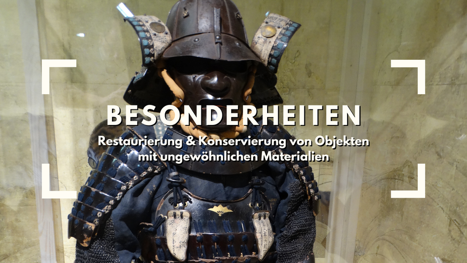 Restaurierung Samurai Boot Konserverung Problemfälle seltene Materialien Ilming Ilming.info