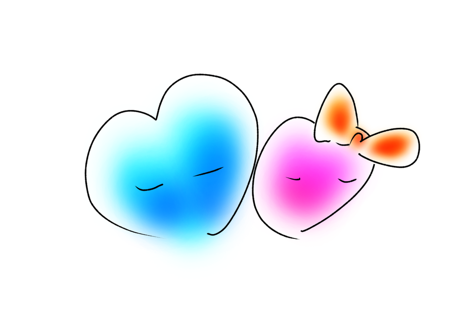 水彩画風 初恋を彩るハートイラストの落書き 翠のメルヘンは緑色 水彩画風 初恋を彩るハートイラストの落書き 翠のメルヘンは緑色