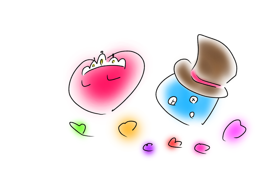 失恋 涙の思い出を和らげるハートイラスト 翠のメルヘンは緑色