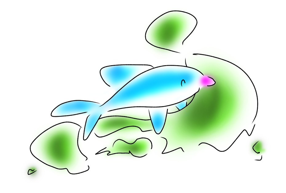 落書き 手書き風のイルカイラストは初恋の思い出 翠のメルヘンは緑色 落書き 手書き風のイルカイラストは初恋の思い出 翠のメルヘンは緑色