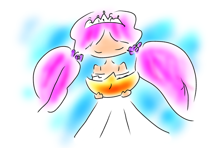 手書き風 ３度目の恋は三日月イラストから始まる 翠のメルヘンは緑色