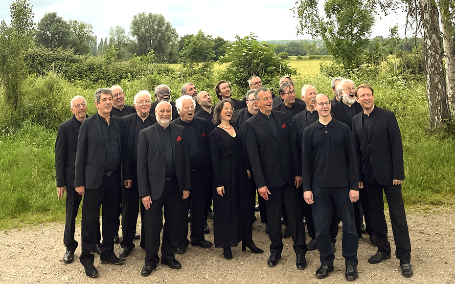 Choeur en liberté avant le concert du 1er juin 2024 à Sahurs (Crédit photo : Marc Vallender)