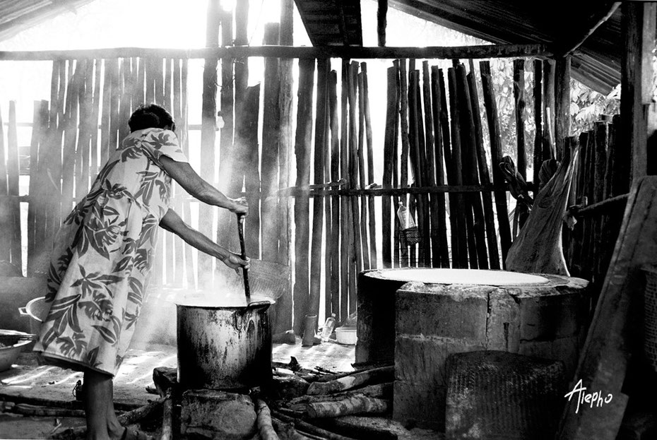 Del conuco al budare. Imagen seleccionada para la exposición del Centro Latinoamericano de Fotografía en el Museo de Arte Contemporáneo de Caracas