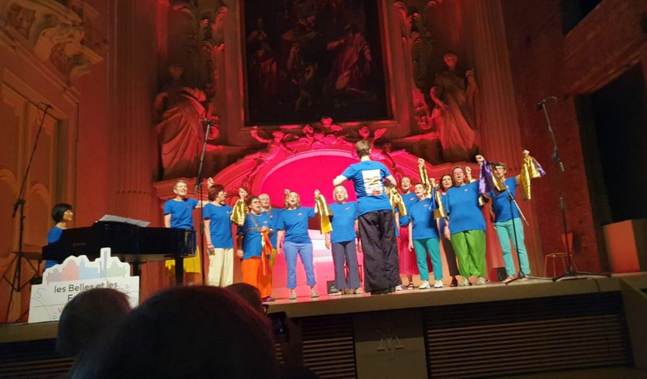 Auftritt beim Various Voices in Bologna, Italien