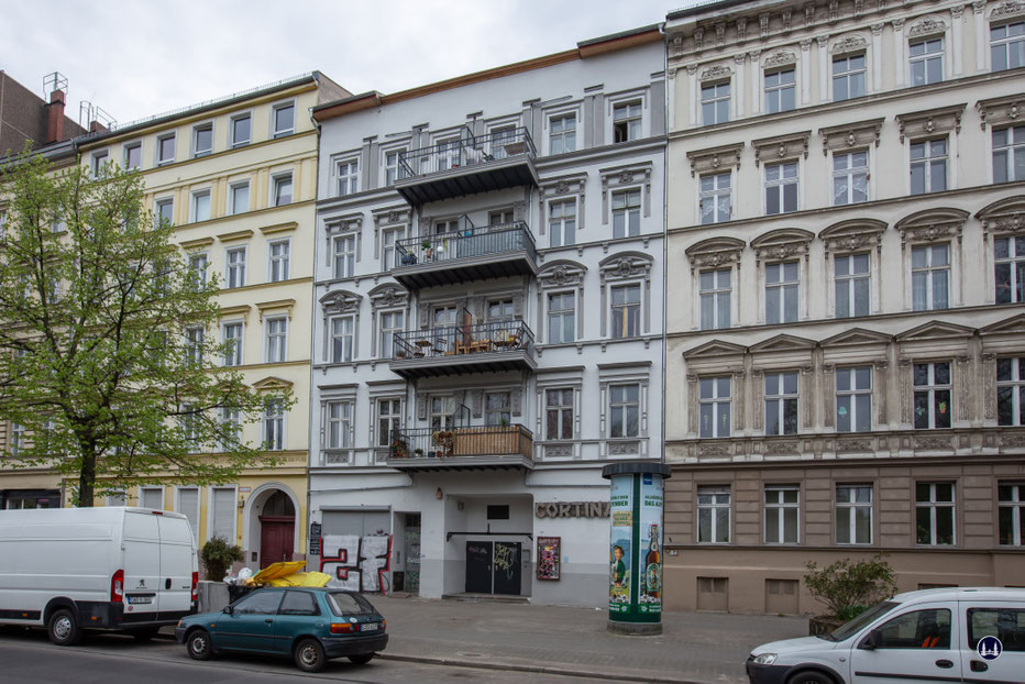 Die ehemaligen "Wiener Lichtspiele" in Berlin - Kreuzberg. Fassade des Gebäudes der Wiener Lichtspiele im Jahre 2022