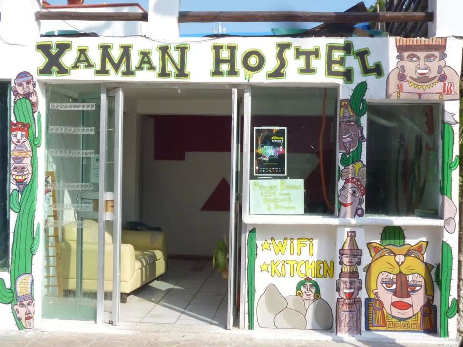Xaman Hostel, Playa del Carmen, Mexico 2013