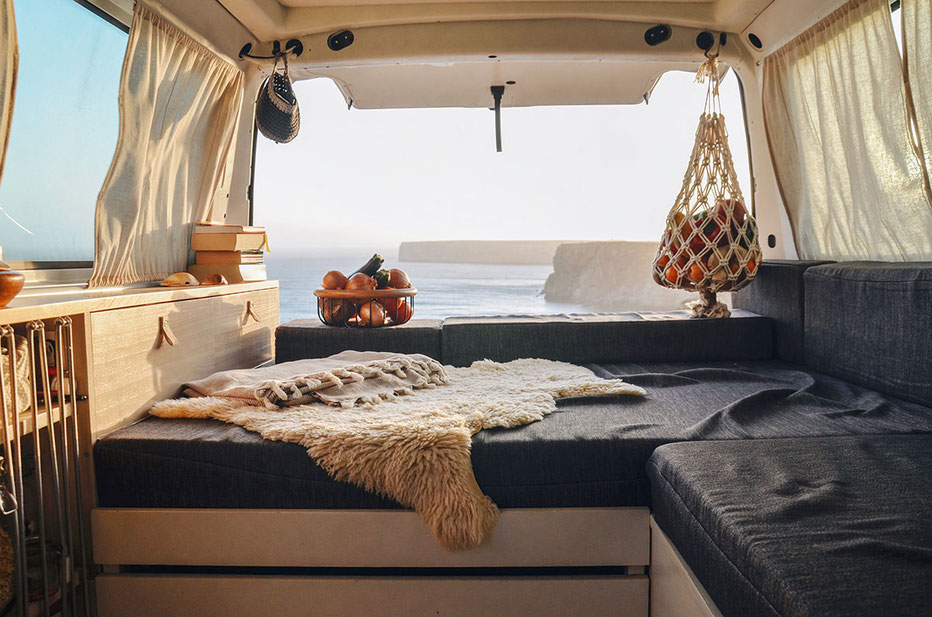 Beautiful daily sunsets from our campervan. Here at Praia do Beliche near Sagres.