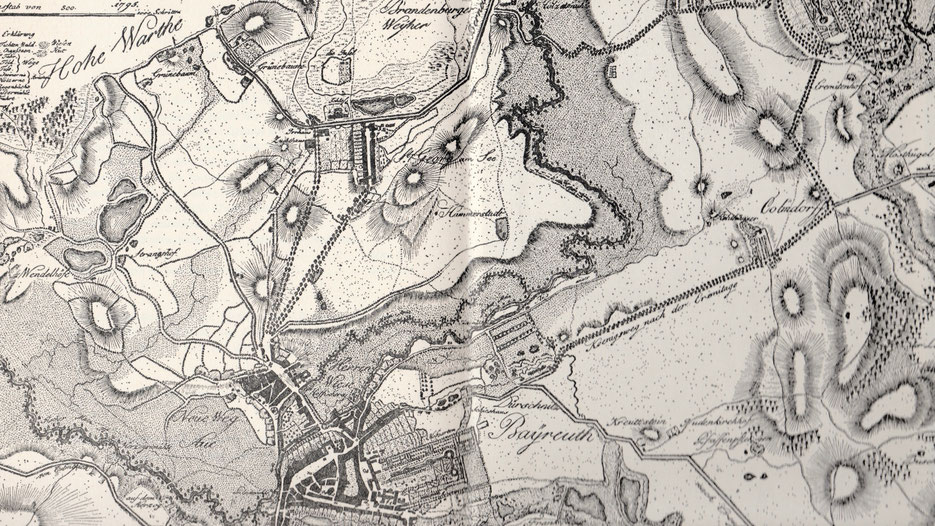 Bayreuth nach dem Plan von J.C.L. von Reiche 1795