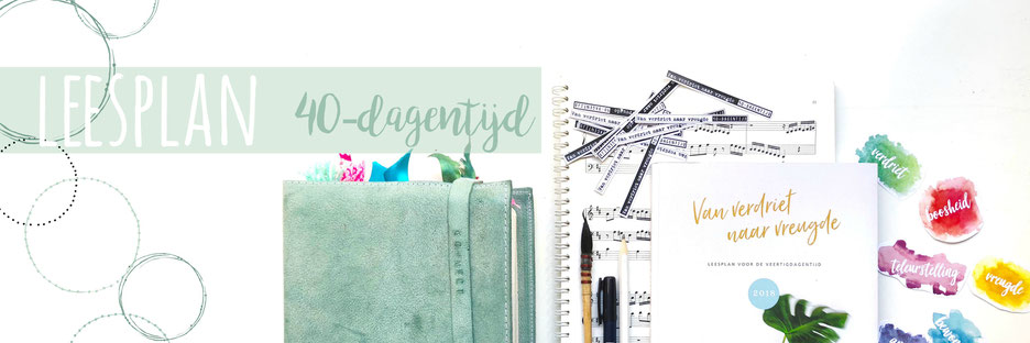 biblejournaling leesplan veertigdagentijd bij magazine van zij lacht