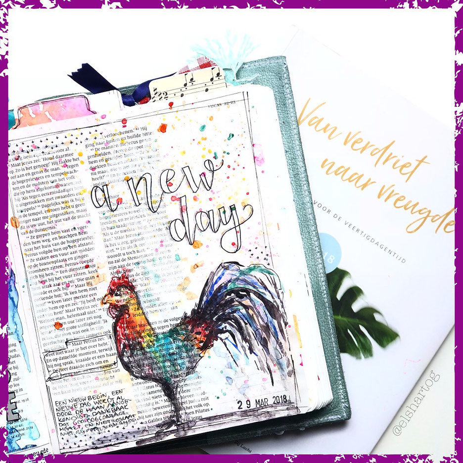 voorbeeld biblejournaling bijbeljournaling
