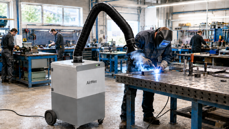 Schweißrauchabsaugung für Industrie und Handwerk – AirMex Lösungen aus Rosenheim