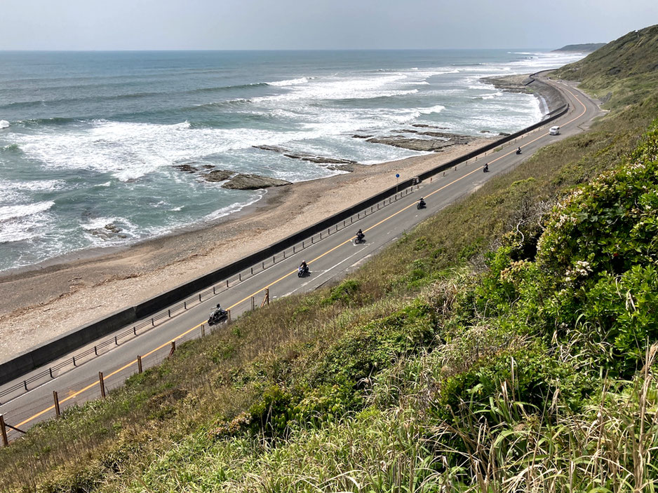 空と海と御前崎サンロード・・・距離は短いけれど、ここはバイクで走ってみたい