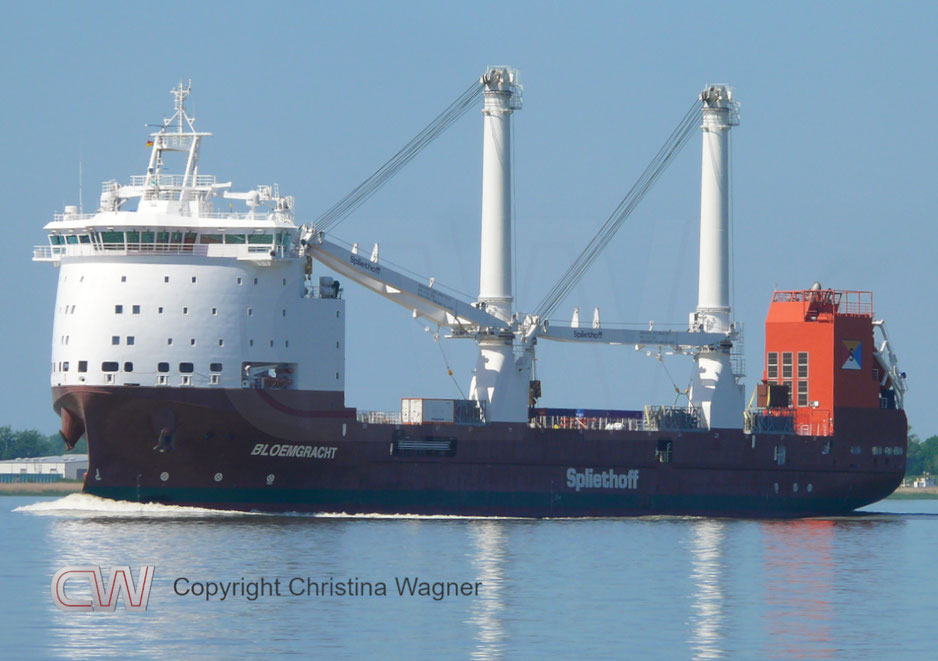 Die BLOEMGRACHT, IMO 9896282 der niederländischen Spliethoff B.V.