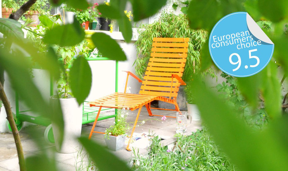 Fermob bistro chaise longue awarded by European Consumers Choice