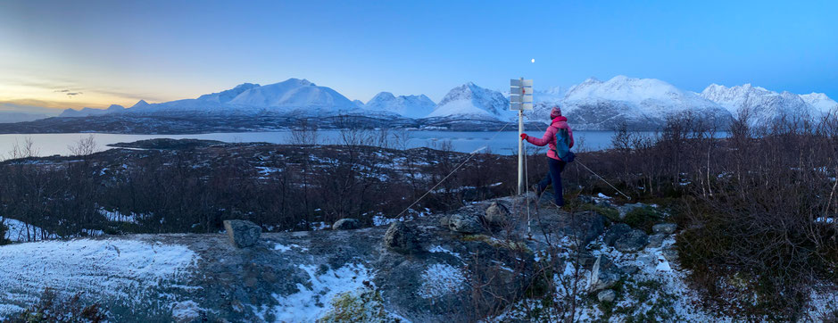 Der höchste Berg auf Arøya