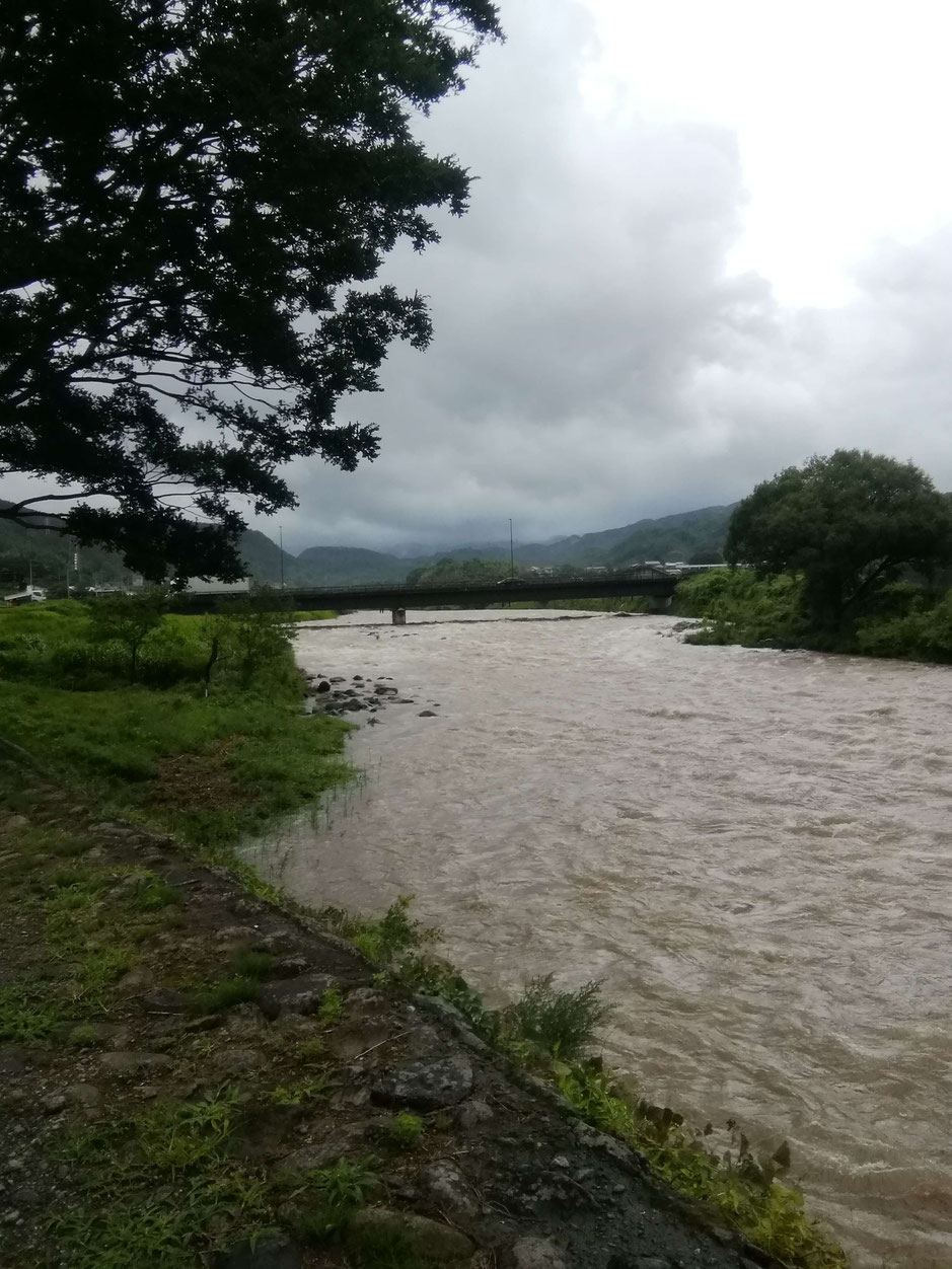 7月4日　狩野川旭日橋