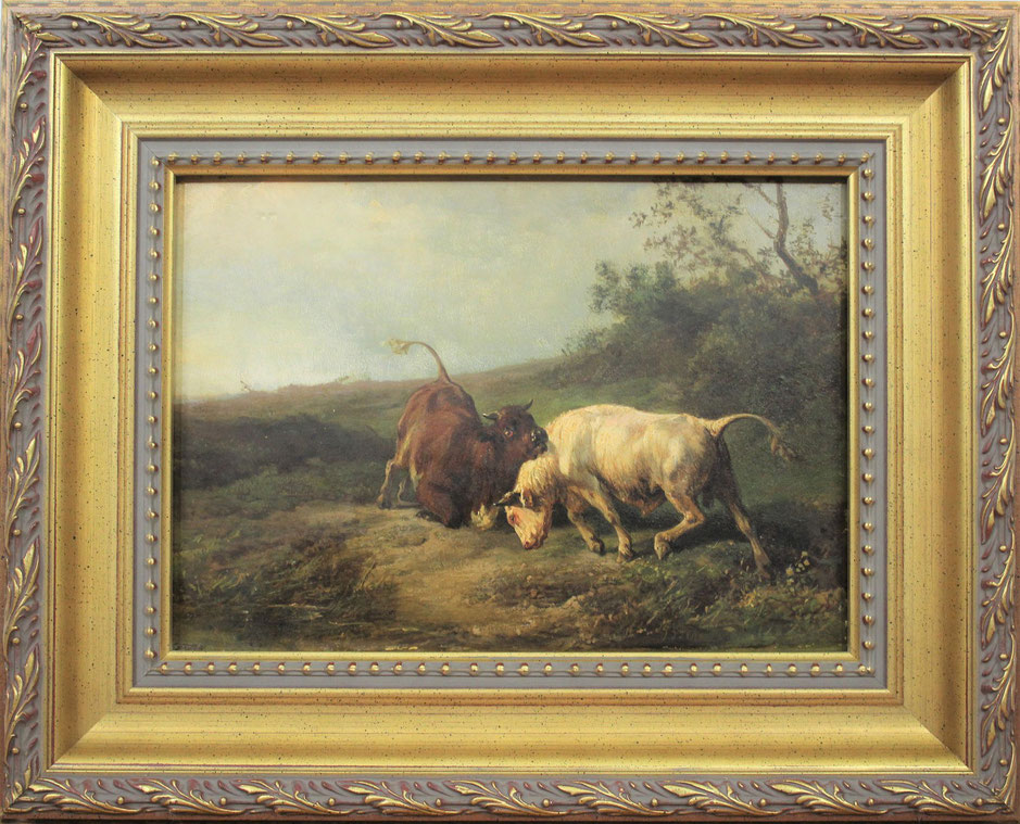 te_koop_aangeboden_een_veegezicht_van_de_nederlandse_kunstschilder_Jan_Bedijs_Tom_1813-1894_hollandse_romantiek