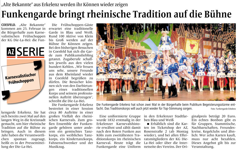Bericht in der AZ vom 14.12.2024