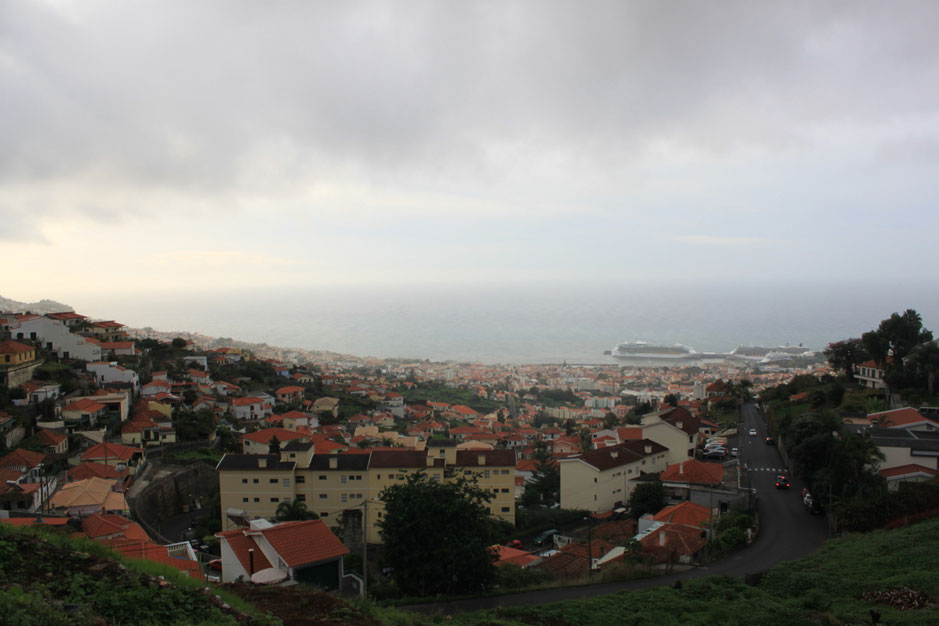 view on Funchal from Monte, Madeira