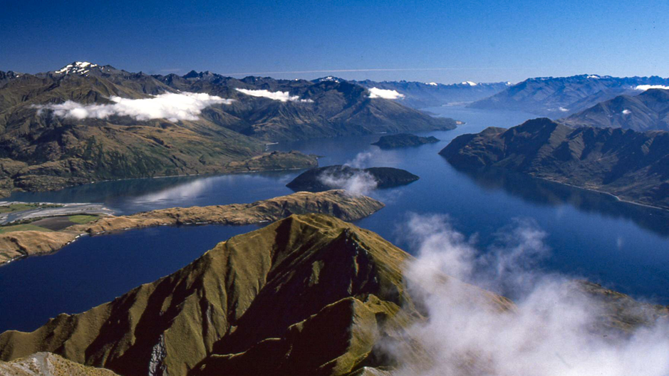 Wanaka Blick vom Gipfel Mount Roy Neuseeland