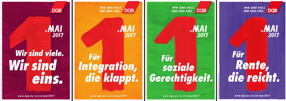 DGB-Motto zum Ersten Mai 2017