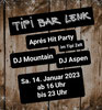 Fest, Party, Disco, Bar, Lenk, Januar 2023, Aprés Ski, Charts, Partytunes, Oldies, Schlager, Simmental, Thun, Bern, Schweiz