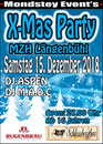 DJ Aspen, M.A.D.C, Bar, Party, Disco, Mondstey Events, Veranstaltung, Ausgang, Thun, Bern, Schweiz. 15. Dezember 2018