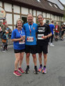 Gisela, Heinz-Hermann und Gerd im Ziel