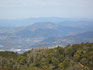 平生町の大星山山頂から望む石城山景色