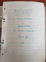 Petra Mettke/Gigabuch Michael 15/Handschrift/1996