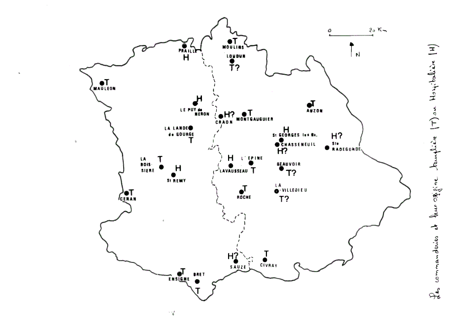 Les commanderies et leur origine