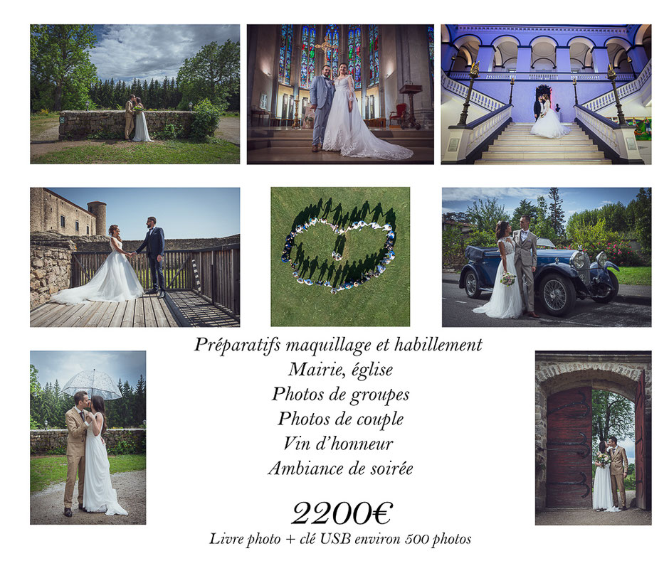 mariage forfait photographe de mariage reportage de mariage saint-etienne loire rhone alpes