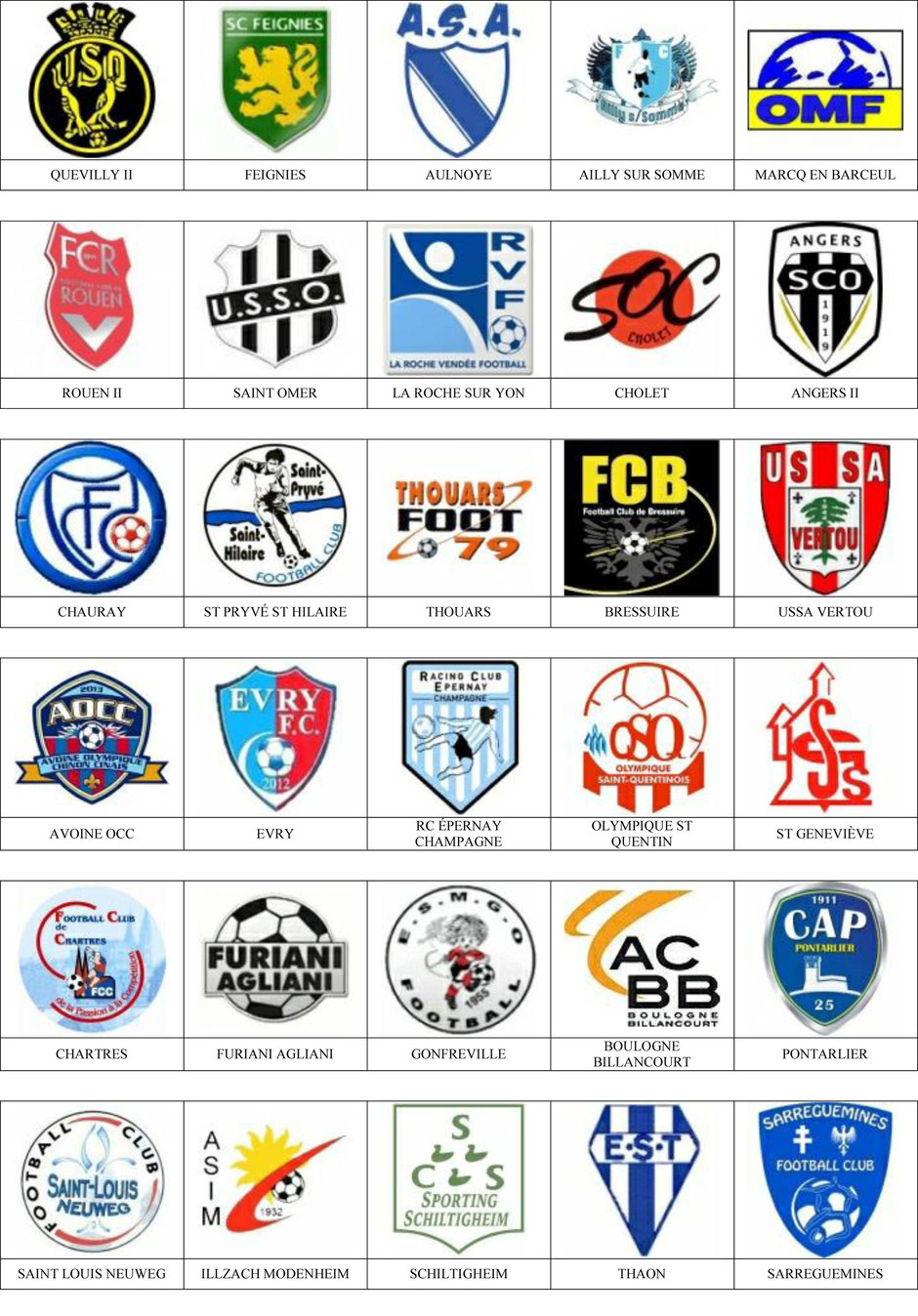 equipos futbol francia