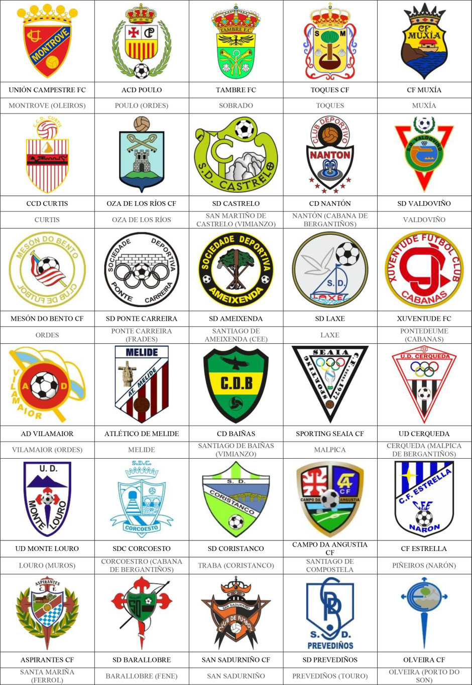 equipos futbol la coruña