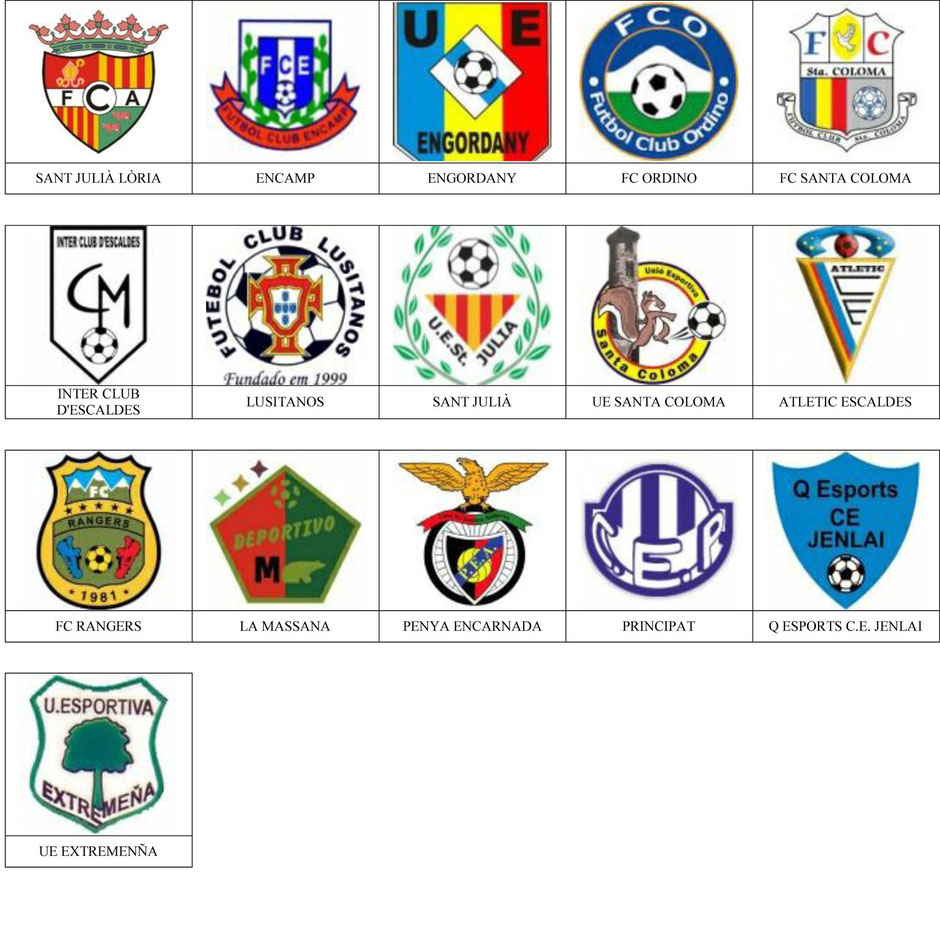 equipos futbol andorra