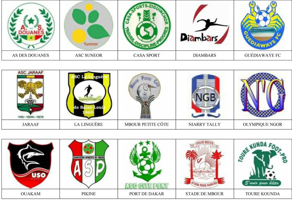 equipos futbol senegal