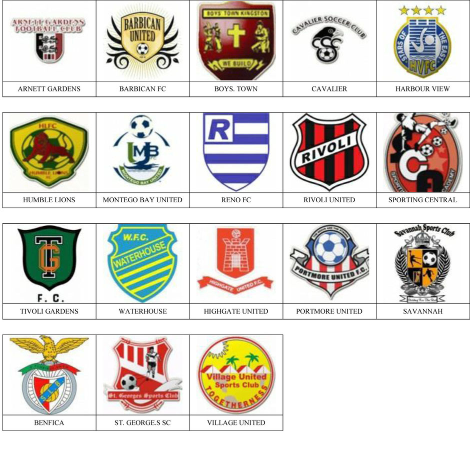 equipos futbol jamaica