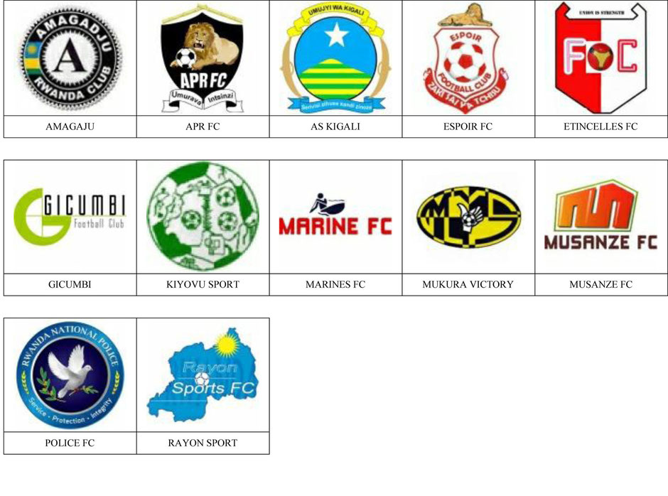 equipos futbol ruanda