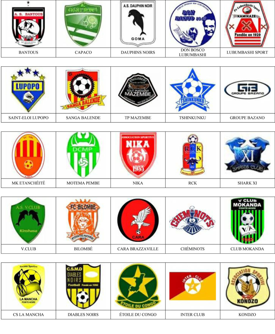 equipos futbol congo