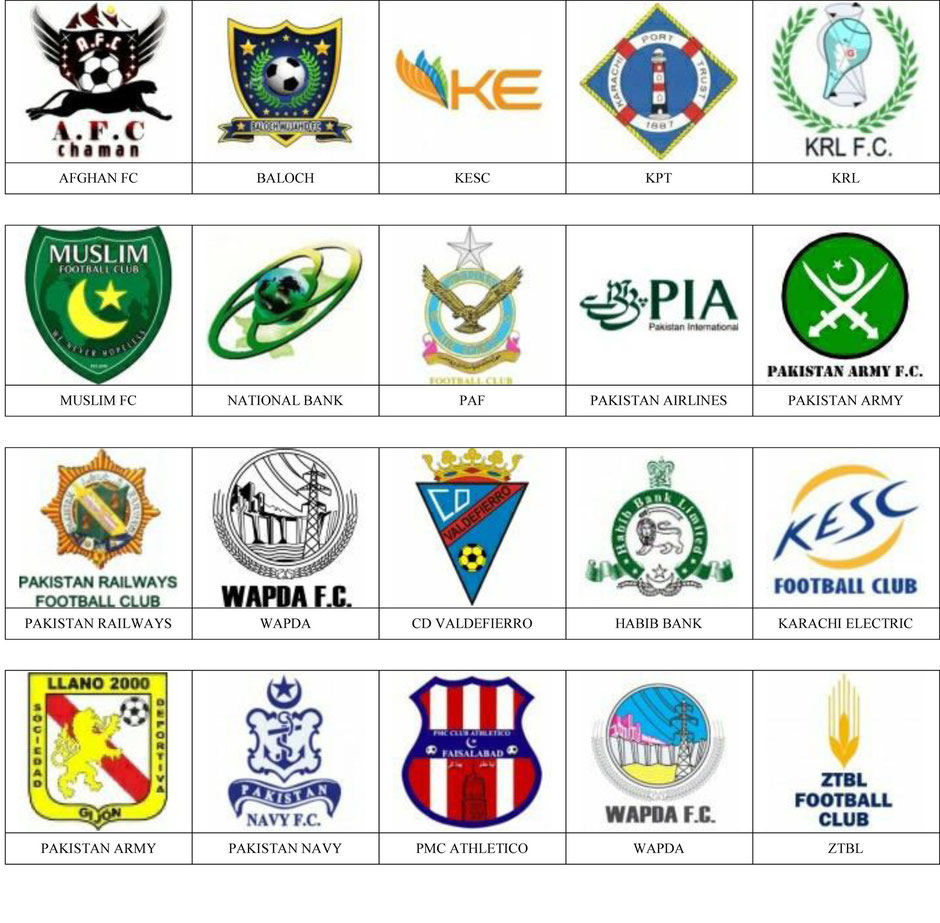 equipos futbol pakistan