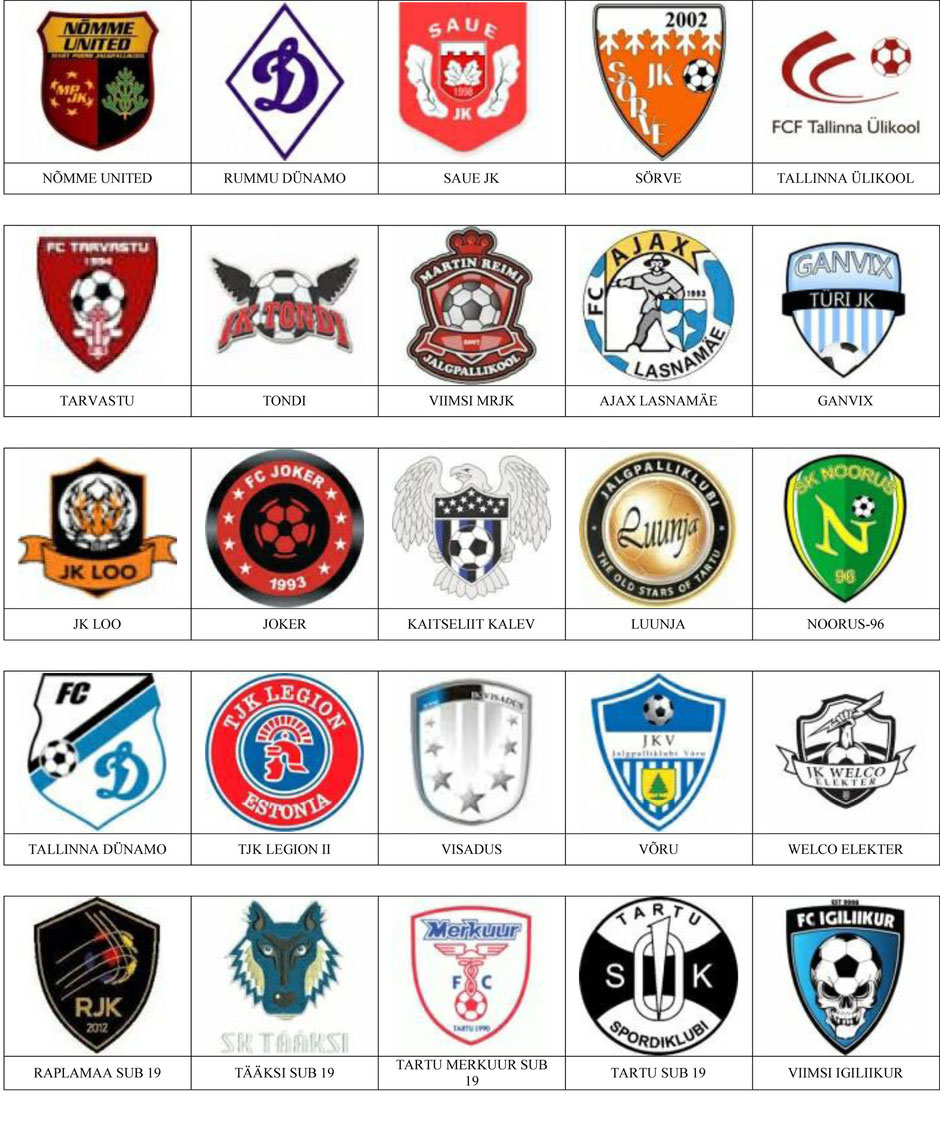 equipos futbol estonia