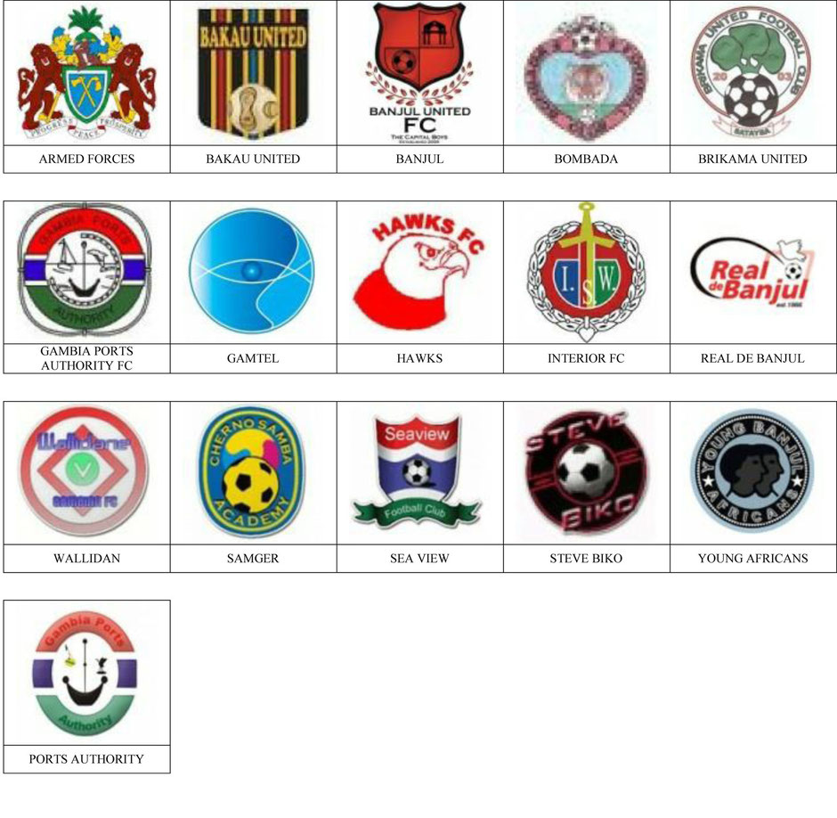 equipos futbol gambia