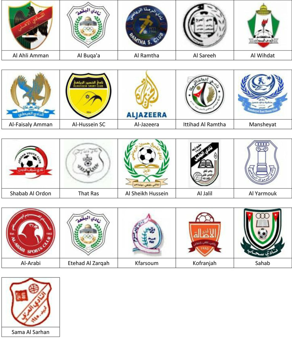 equipos futbol jordania
