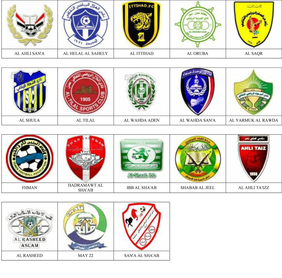 equipos futbol yemen