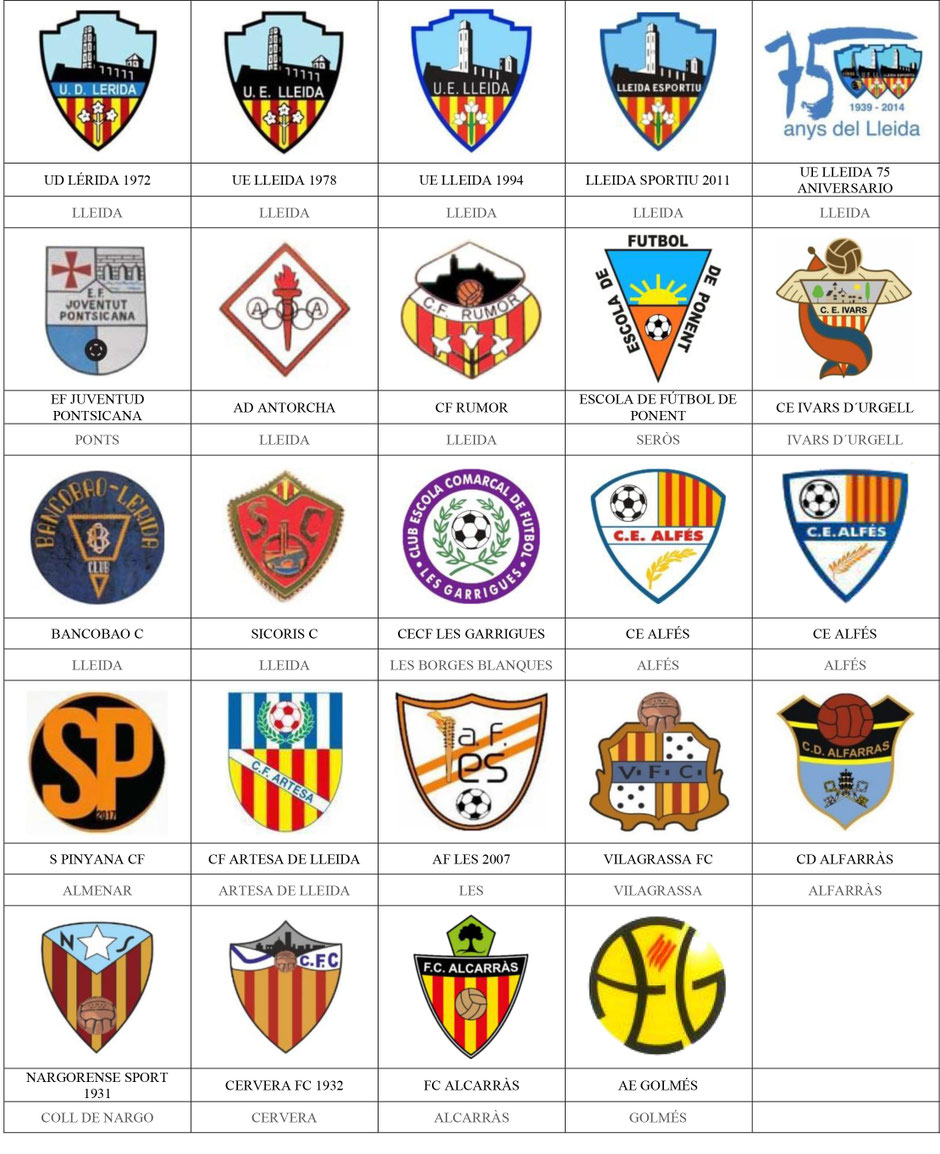 equipos futbol lérida lleida