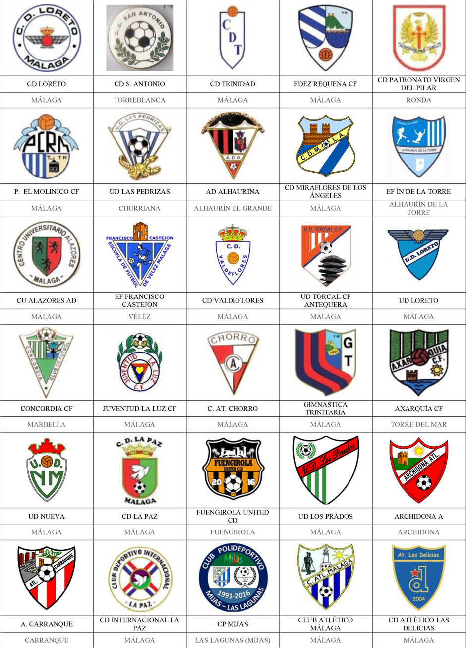 equipos futbol málaga
