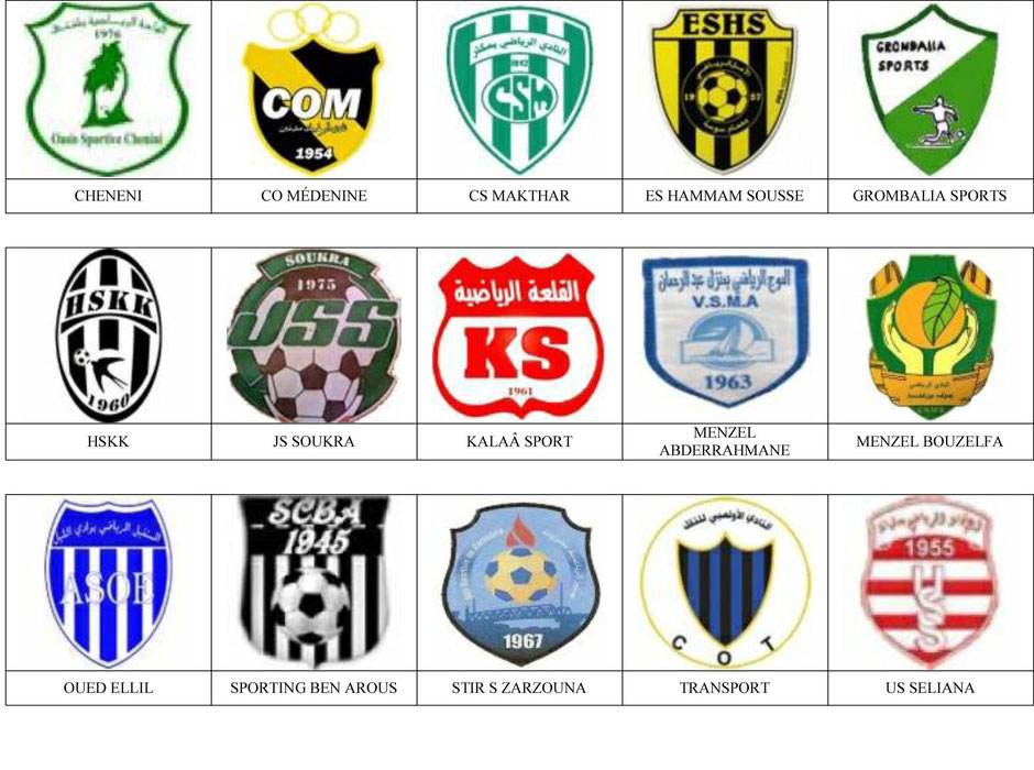 equipos futbol tunez