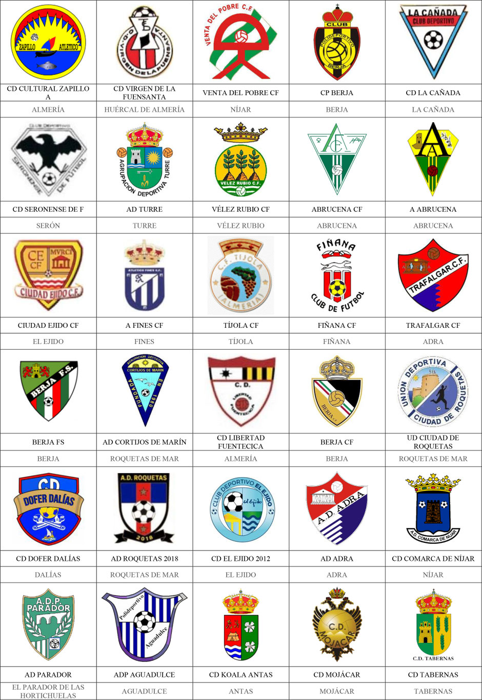 equipos futbol almería almeria