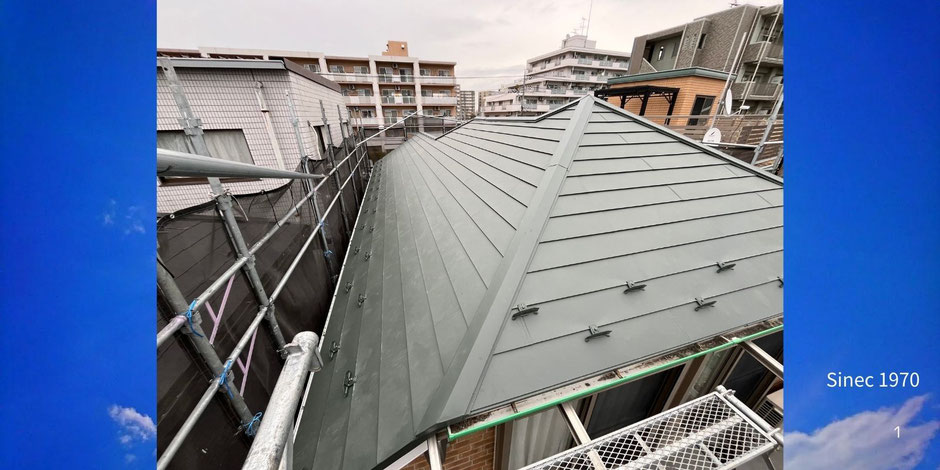群馬全域で横葺きガルバリウム屋根を施工する永盛板金