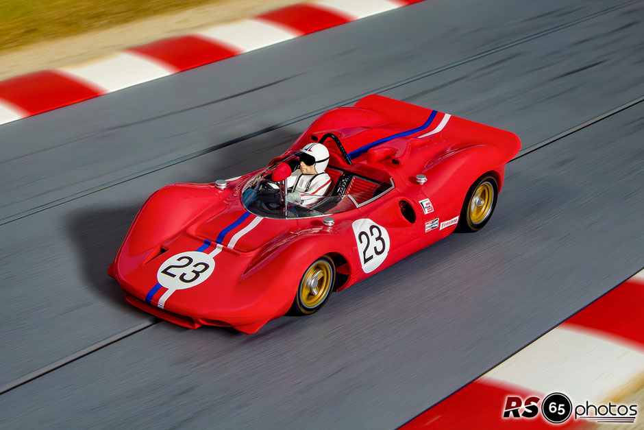 Thunderslot Ferrari 350 CanAm # 23 - Riverside 1967 - Chris Amon